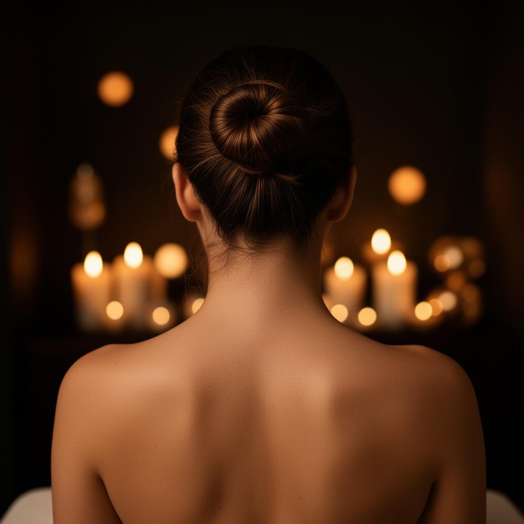 Peaceful spa relaxation